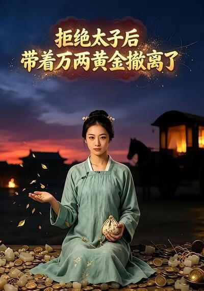拒绝太子后，带着万两黄金撤离了