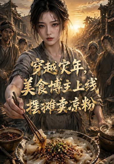 穿越灾年，美食博主上线摆摊卖凉粉